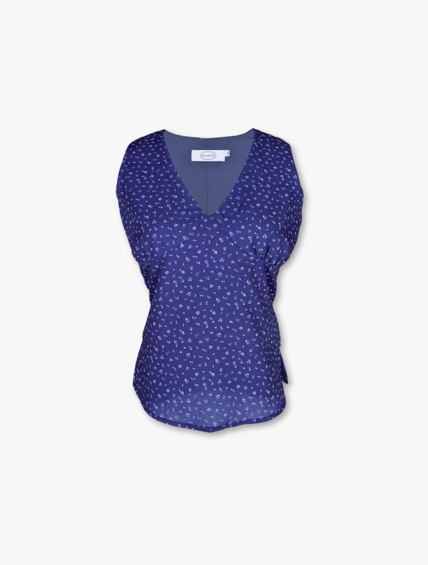 Flora Dot Vest - Blue