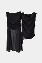 Muse Draped Set - Black