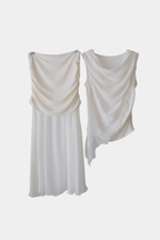 Muse Draped Set- White