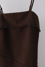 Auburn Dress- Brown