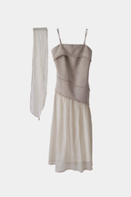 Auburn Dress- Beige