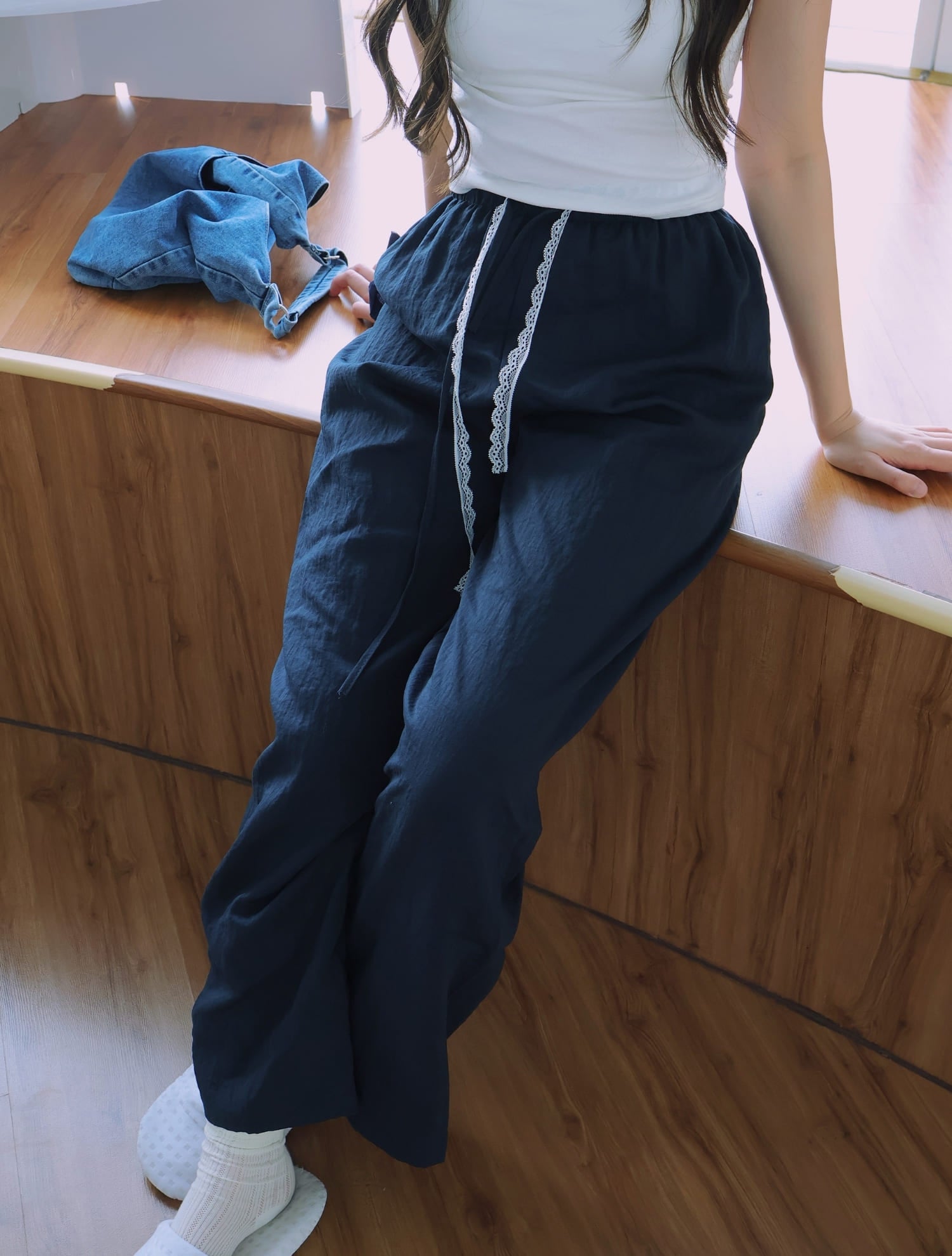 Cloud Flow Pants- Navy