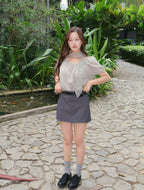 Classic Mini Skirt - Grey