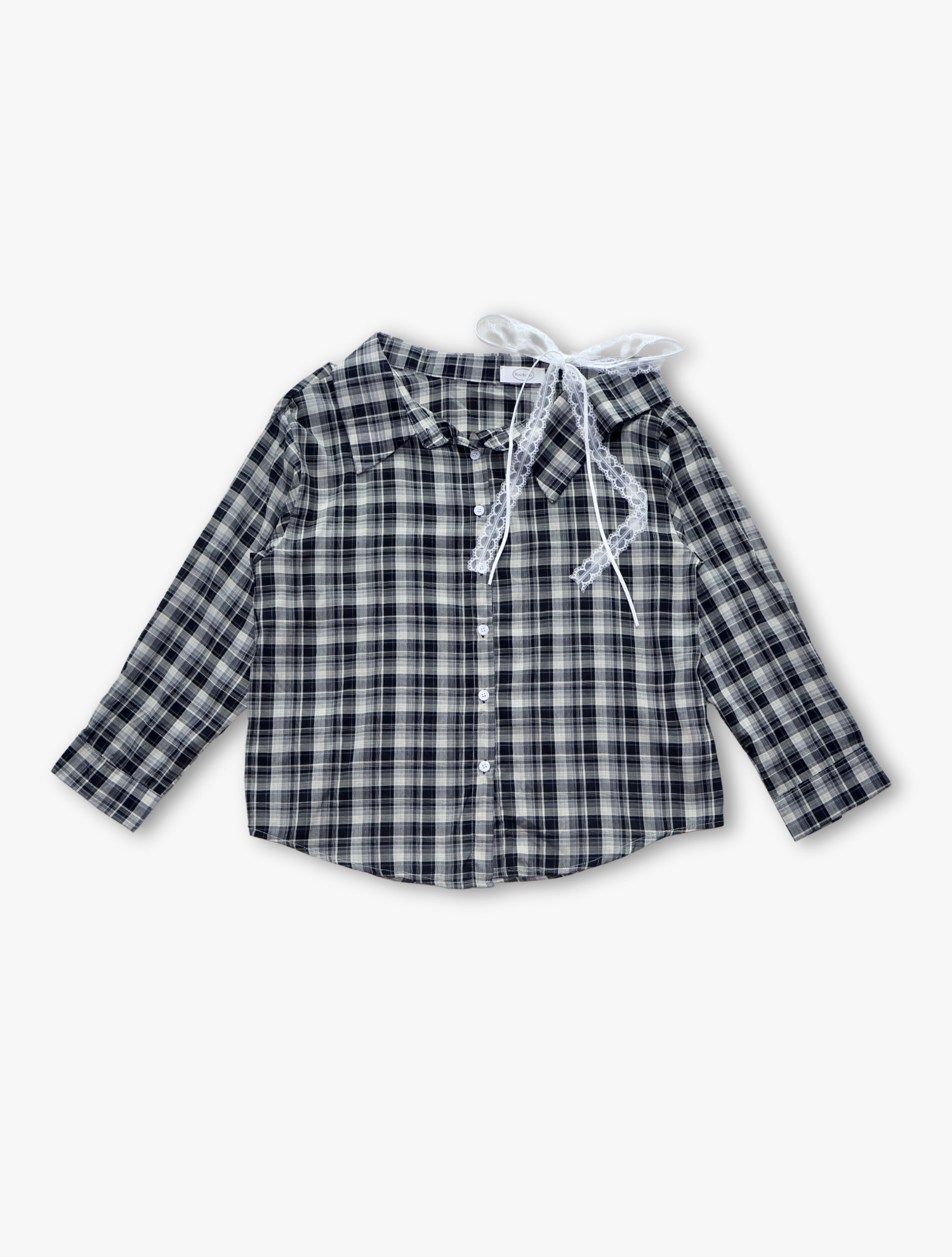 Oxford Check Shirt - Black