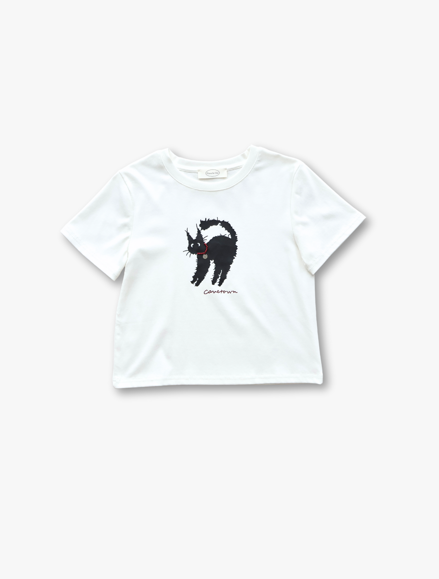 Cattitude Tee - White
