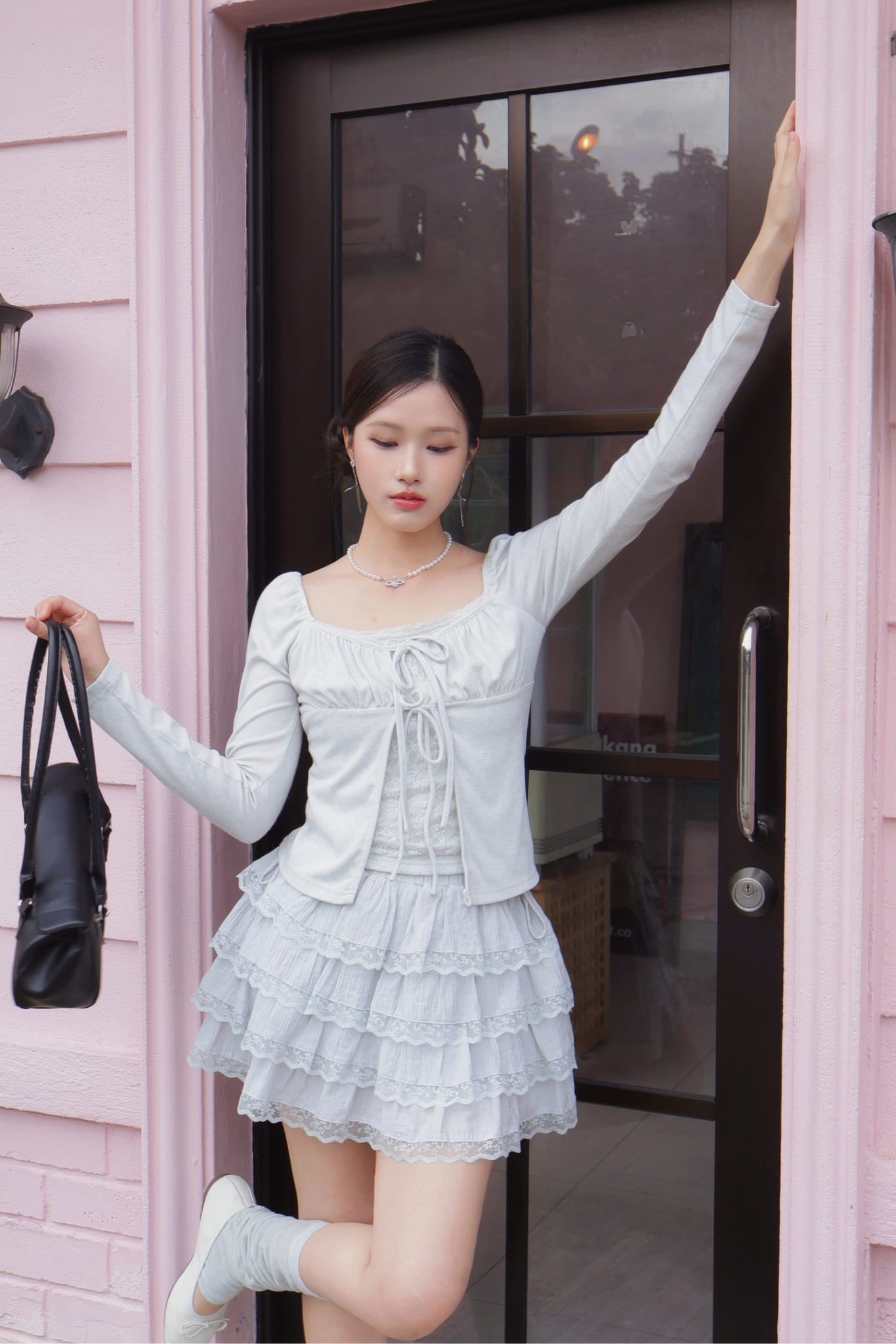 Sylphide Skirt - Mist Grey