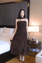 Auburn Dress- Brown