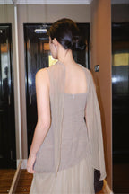 Auburn Dress- Beige