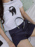 Cattitude Tee - Grey