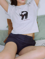 Cattitude Tee - Grey