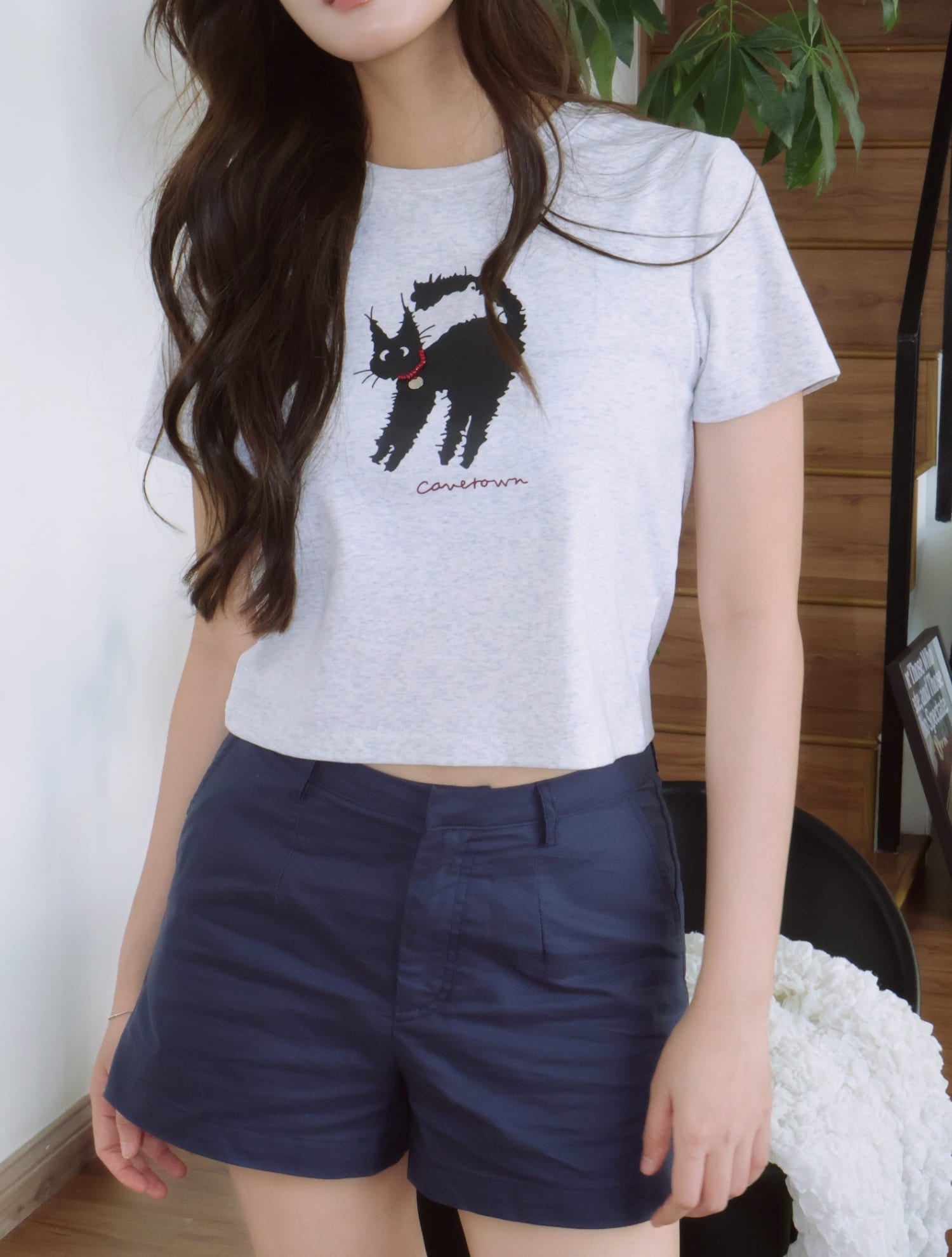 Cattitude Tee - Grey