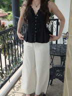 Clara Lace Top - Black