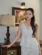 Clara Lace Top - White