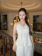 Clara Lace Top - White