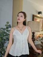 Clara Lace Top - White