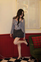 Colette Preppy Top - Grey