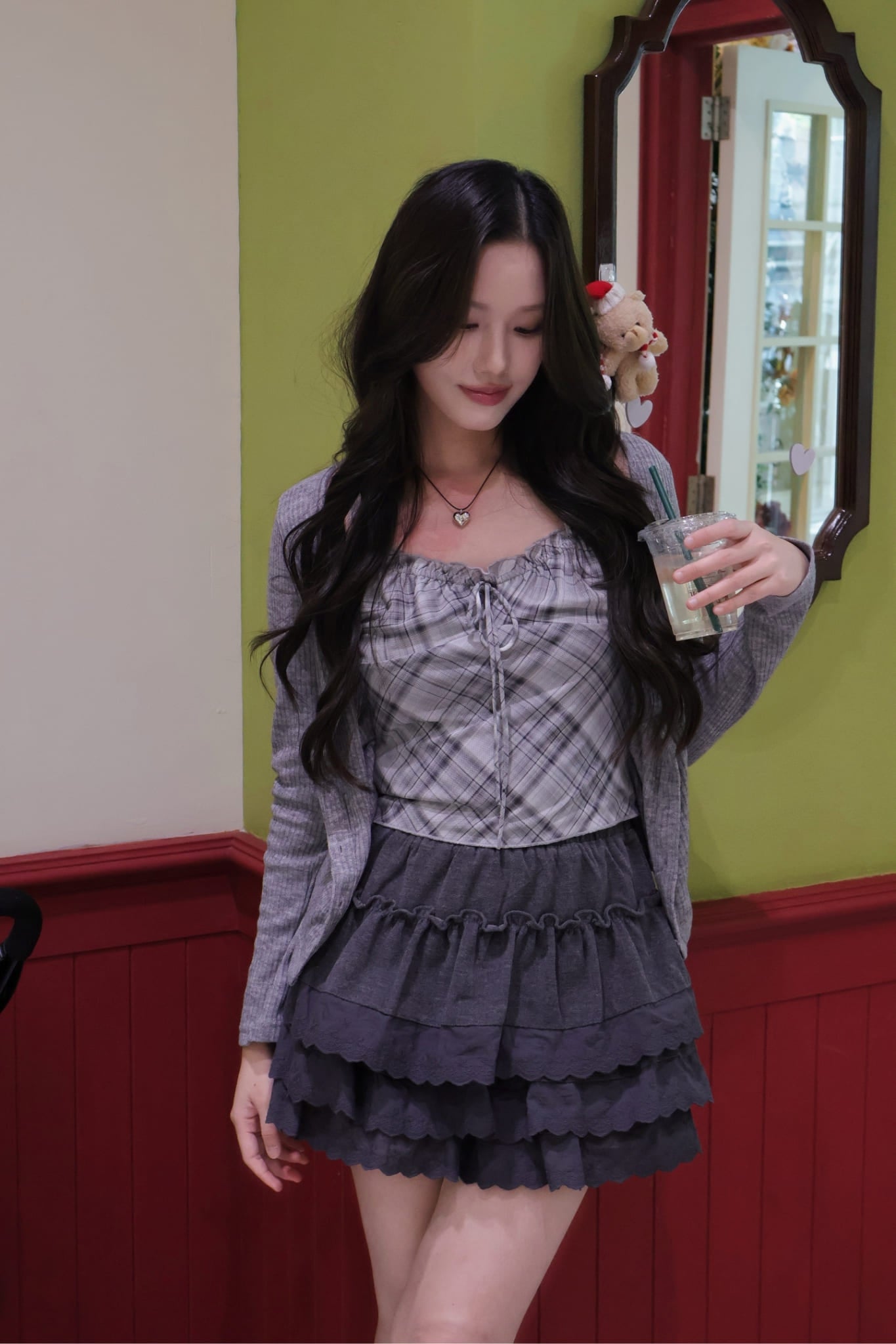 Colette Preppy Top - Grey