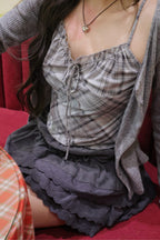 Colette Preppy Top - Grey