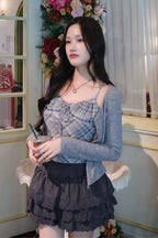 Colette Preppy Top - Grey