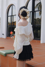 Dottie Bow Blouse - Cream