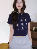 Everyday Mood Tee - Navy