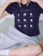 Everyday Mood Tee - Navy
