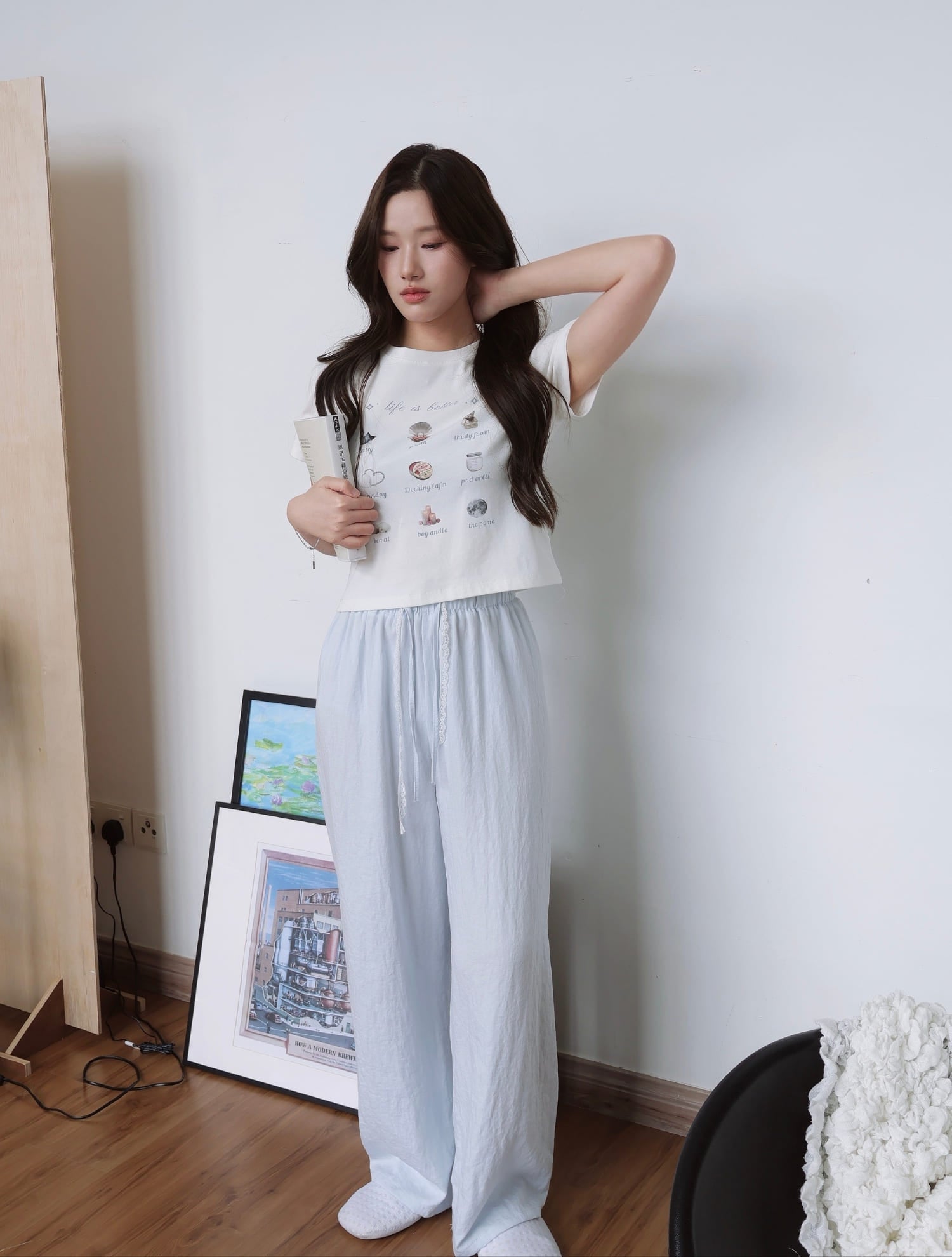 Cloud Flow Pants - Baby Blue