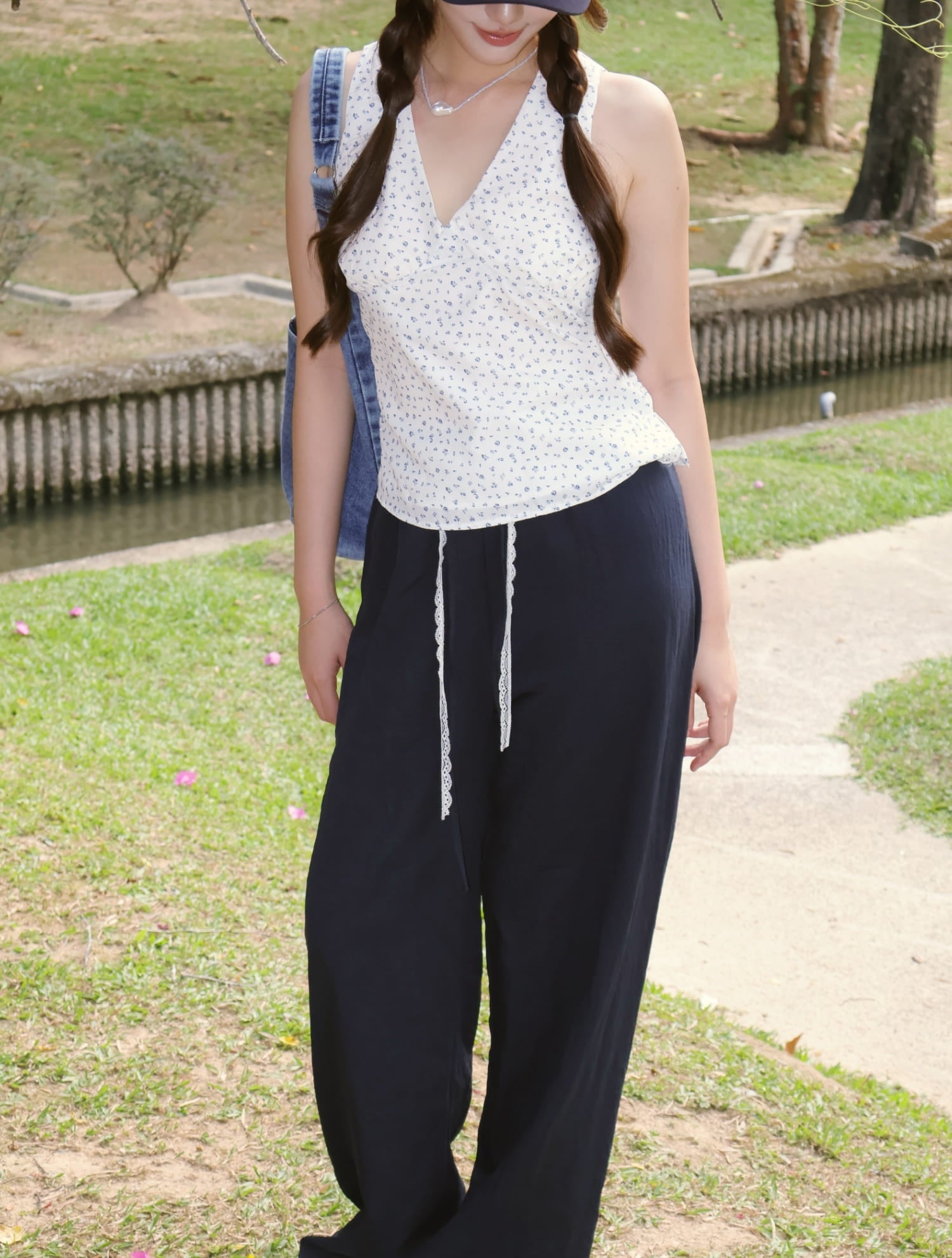 Cloud Flow Pants- Navy