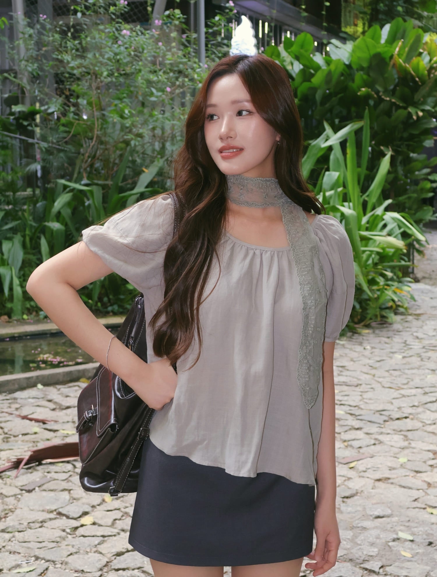 Harin Blouse - Sage Green