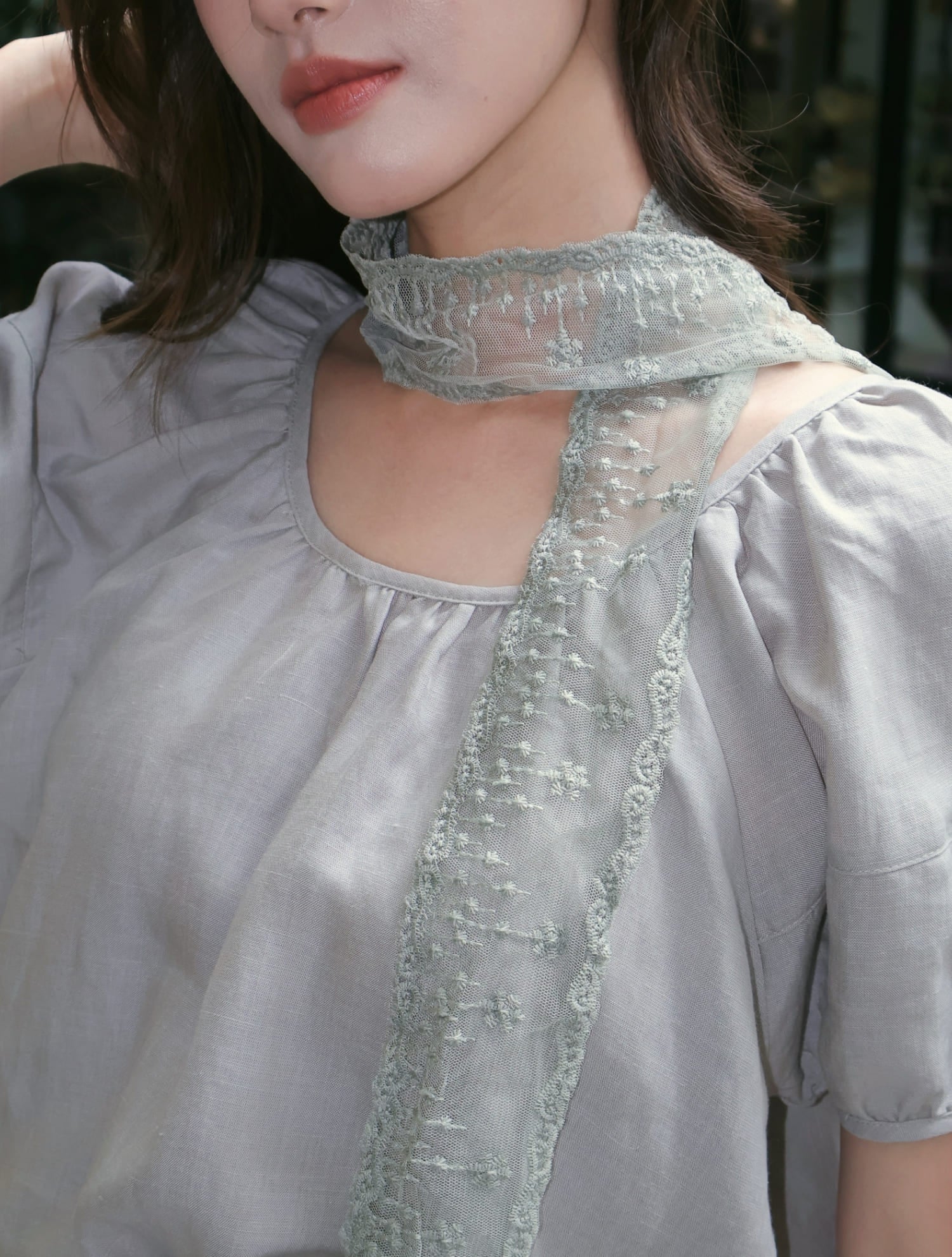 Harin Blouse - Sage Green