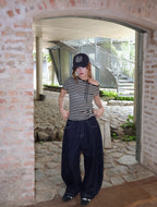 Haze Striped Top - White