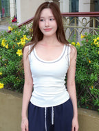 Linea Tank - White