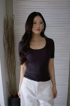 Lithe Tee - Charcoal