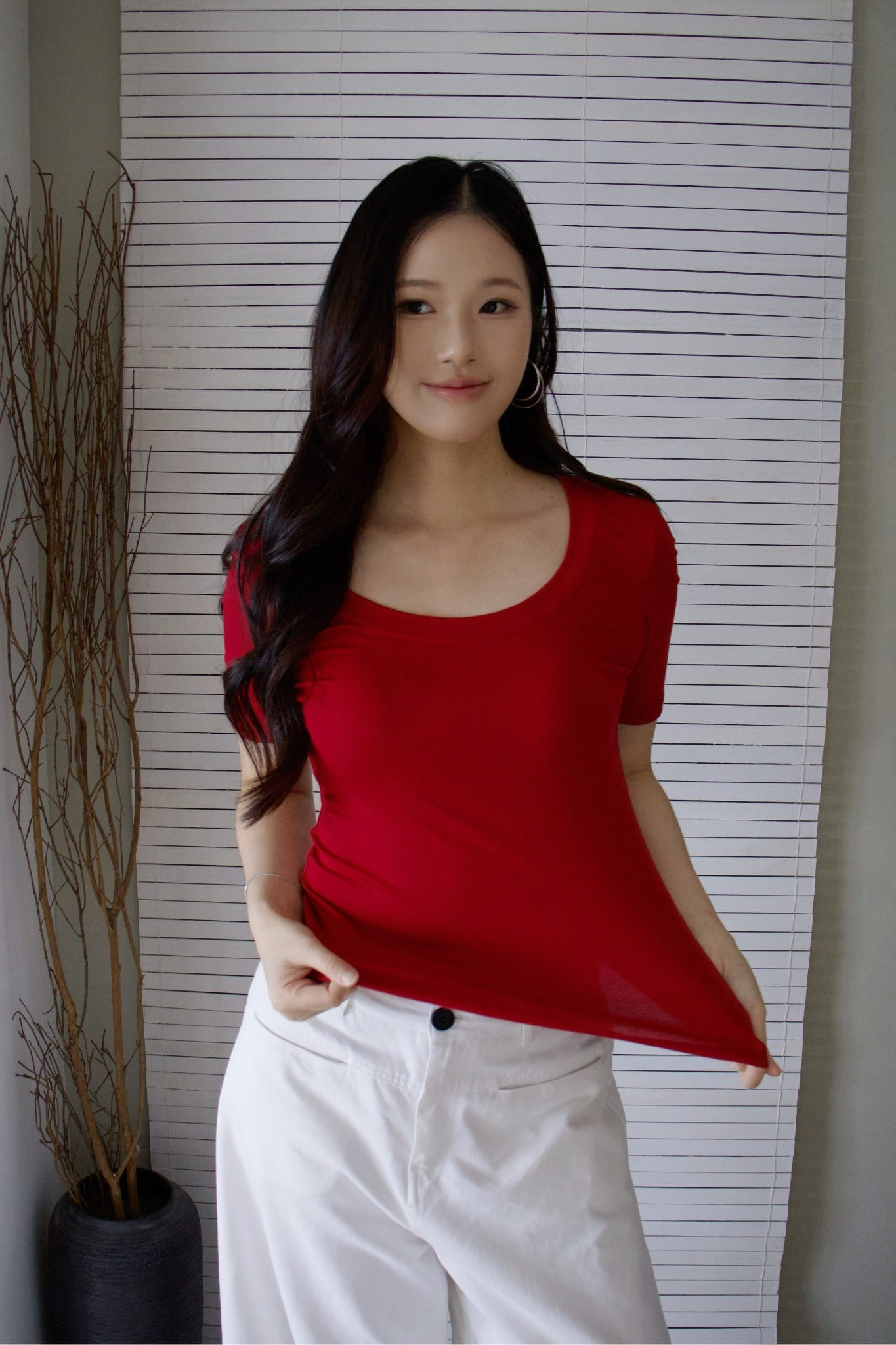 Lithe Tee - Red