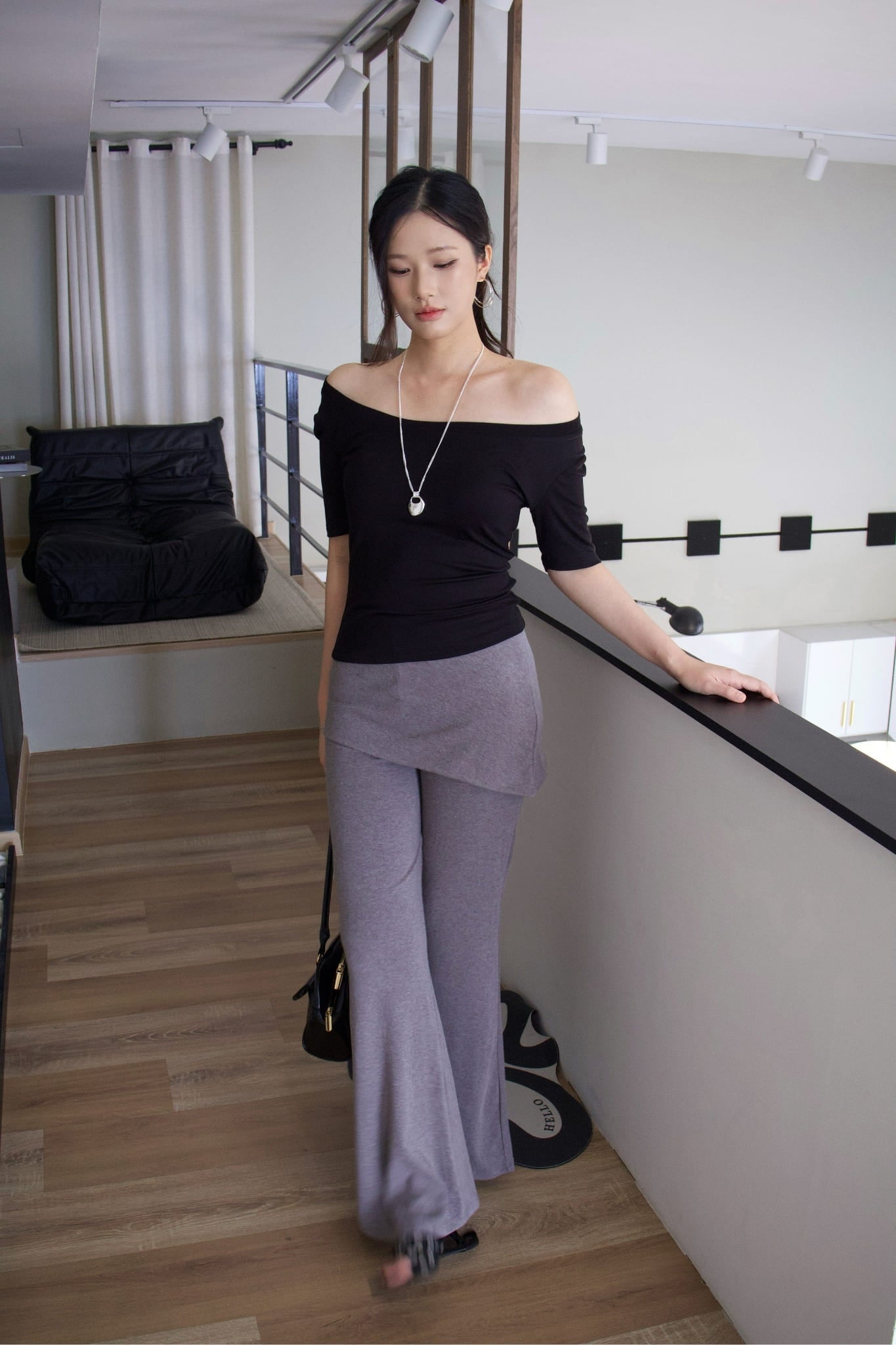 Overlay Pants - Grey