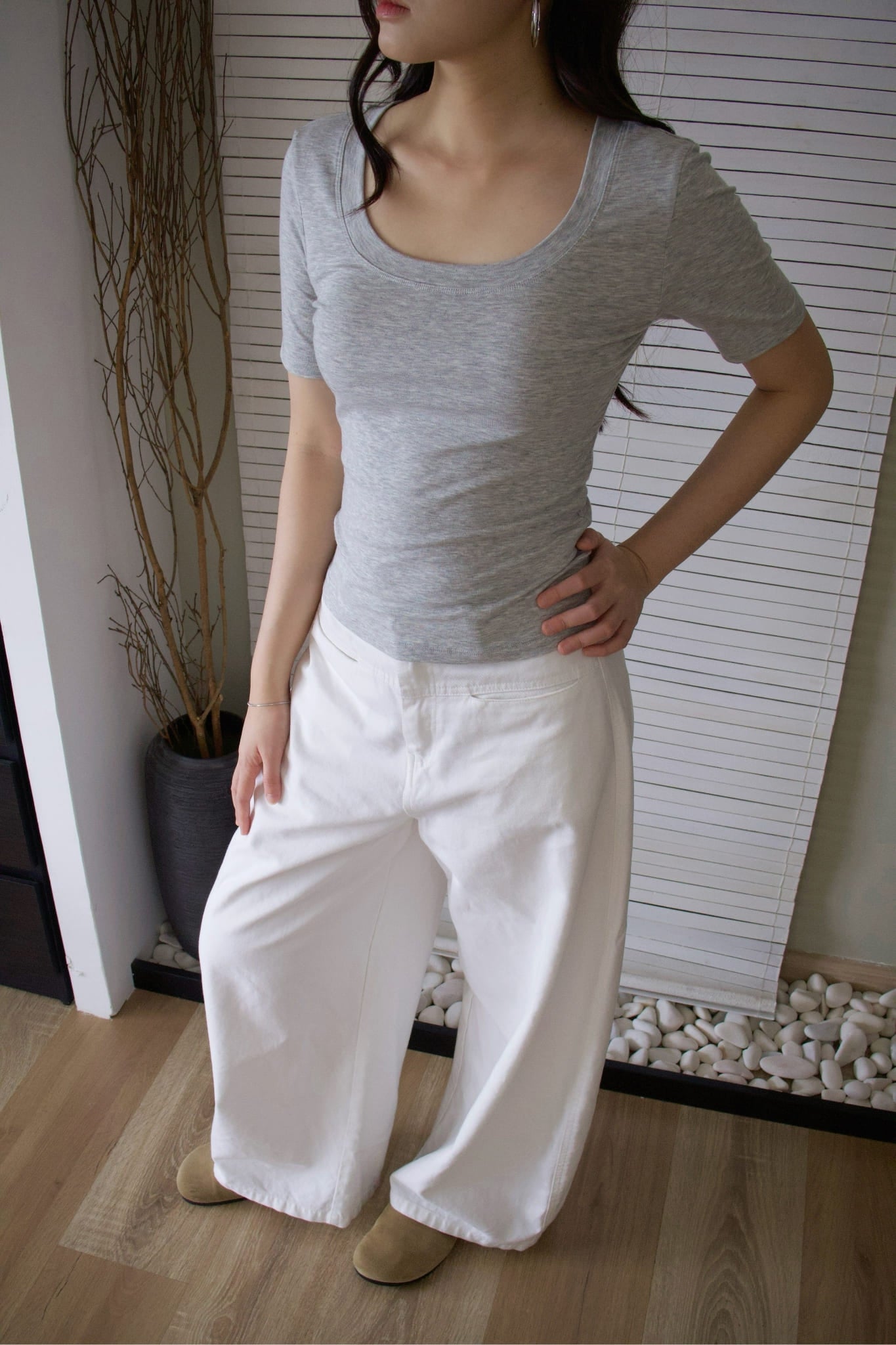 Lithe Tee - Grey