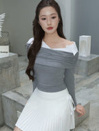 MIU Off-Shoulder - Grey