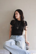 Mousse Tee- Black