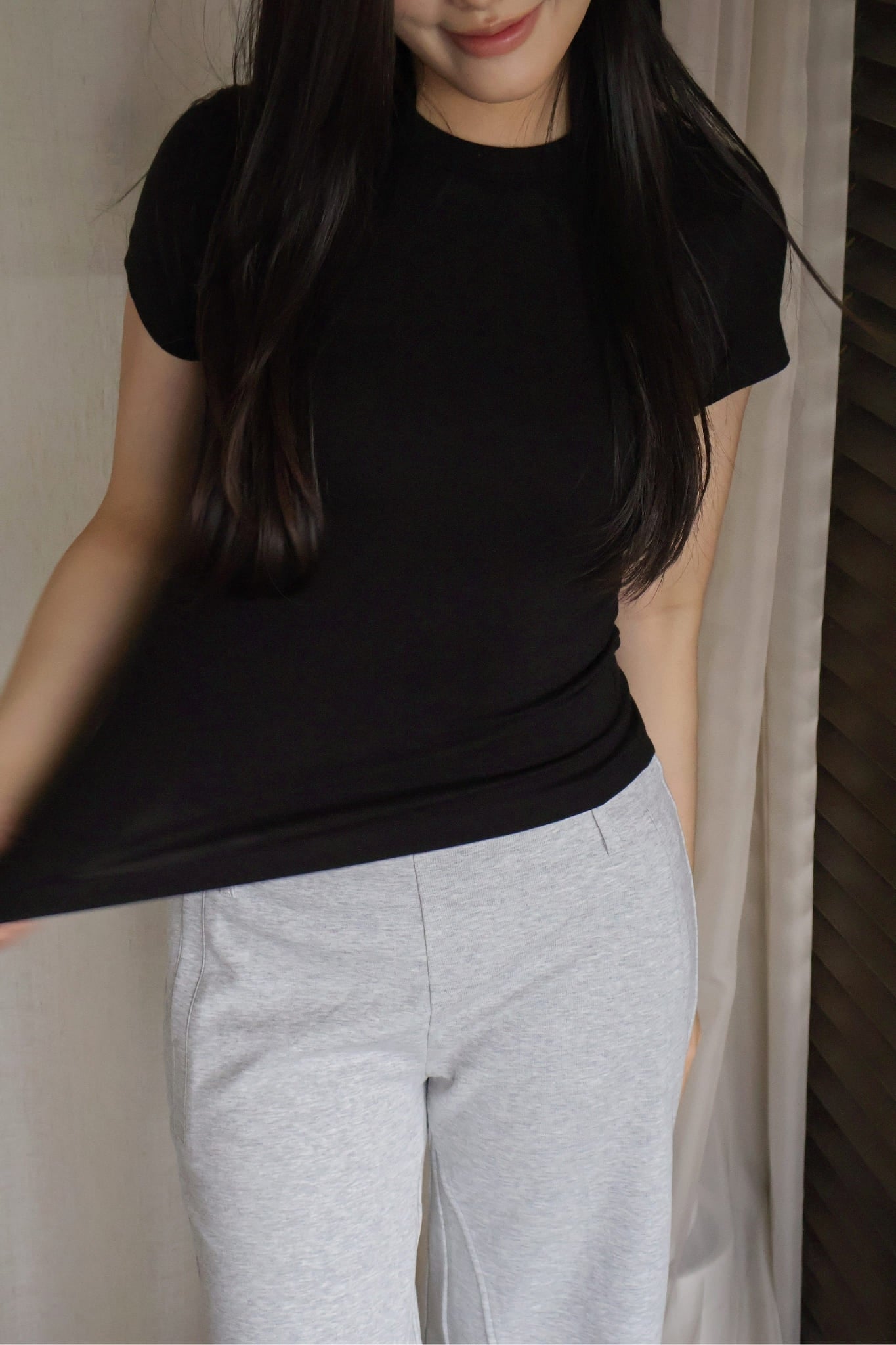 Mousse Tee- Black
