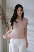 Mousse Tee- Dusty Pink