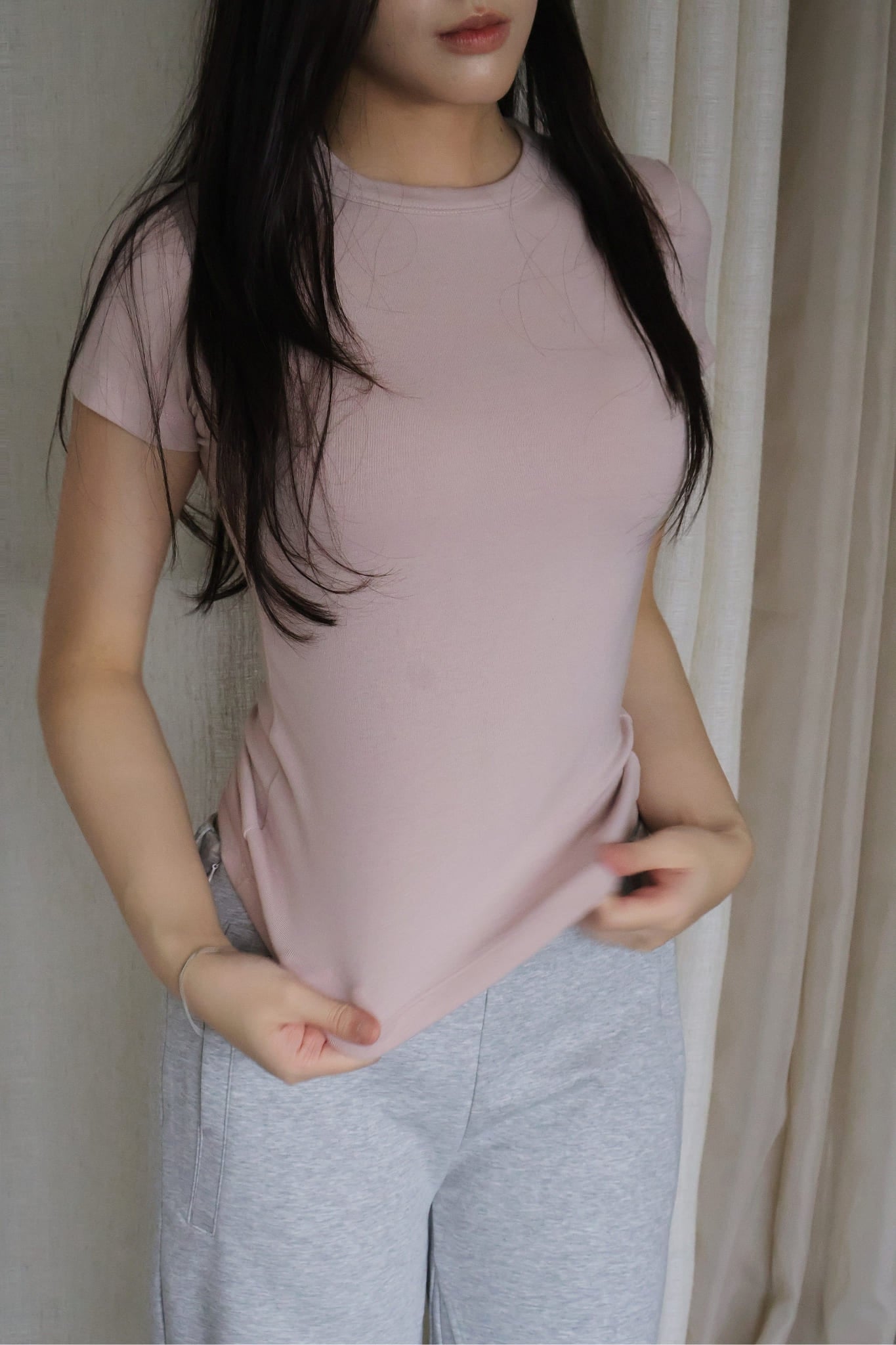 Mousse Tee- Dusty Pink