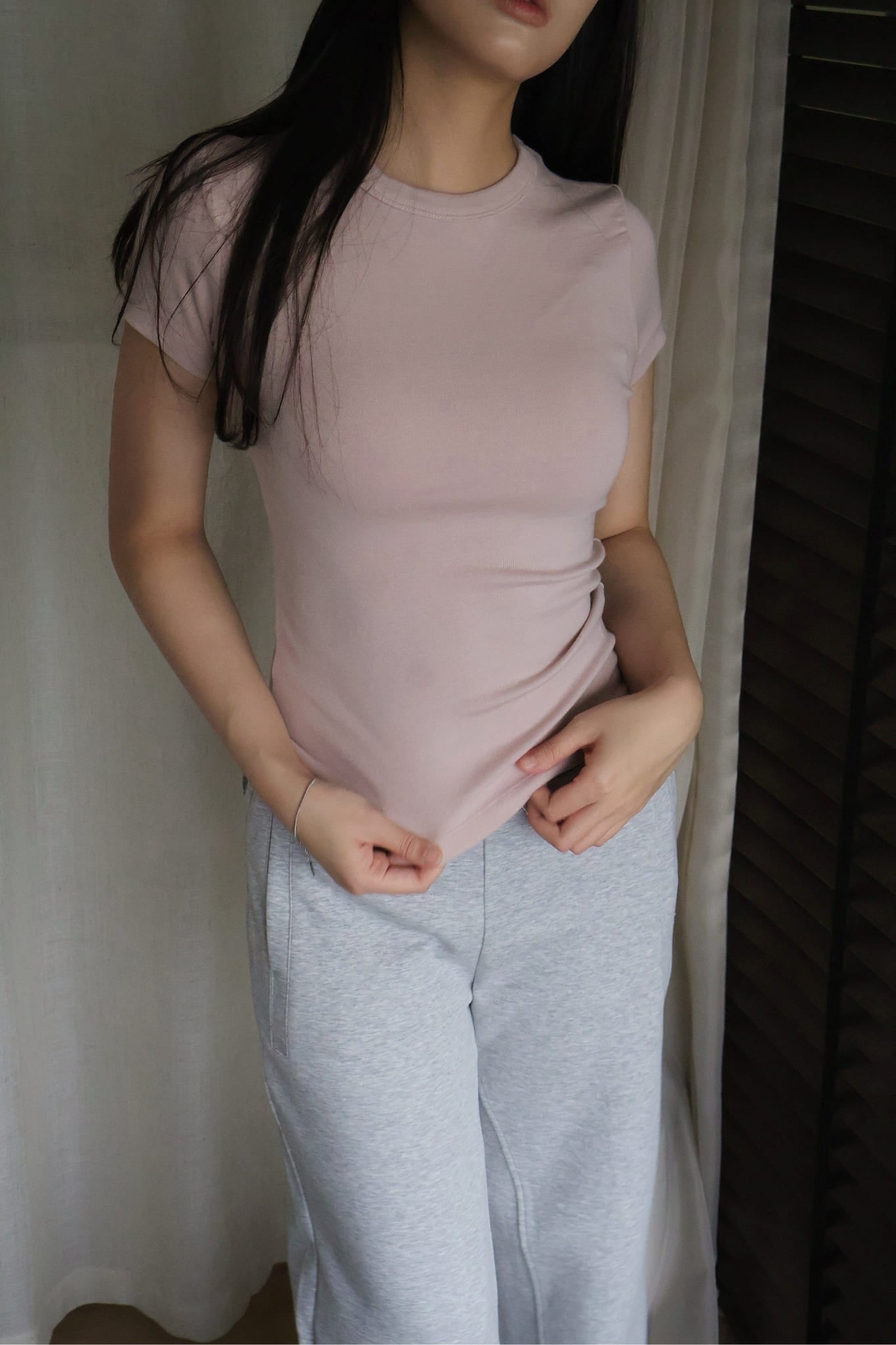 Mousse Tee- Dusty Pink