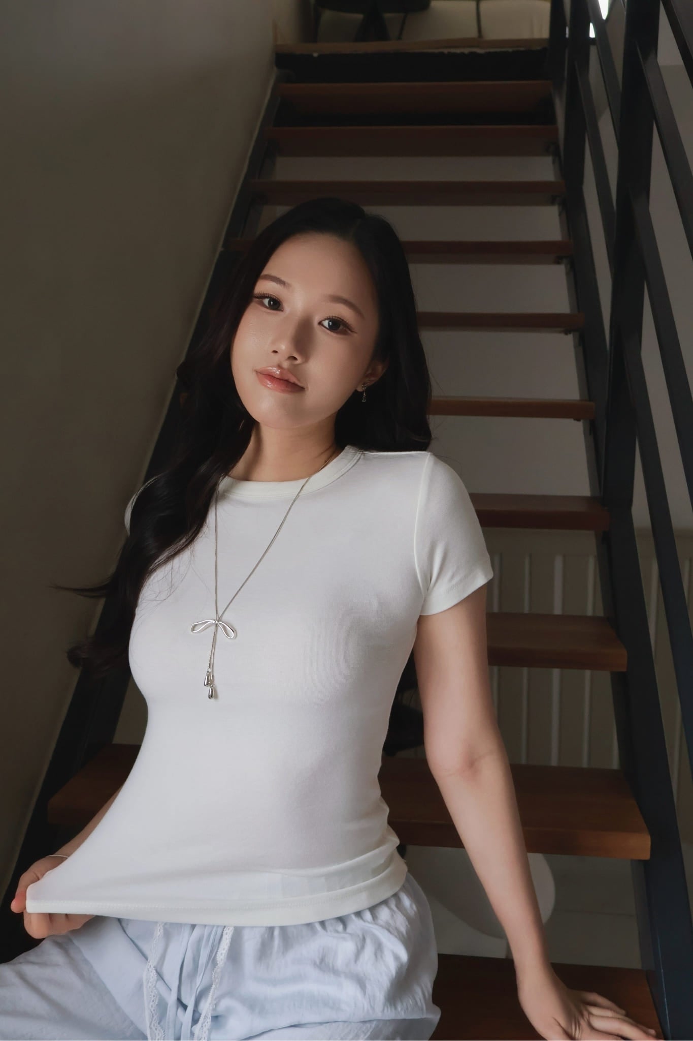 Mousse Tee- White