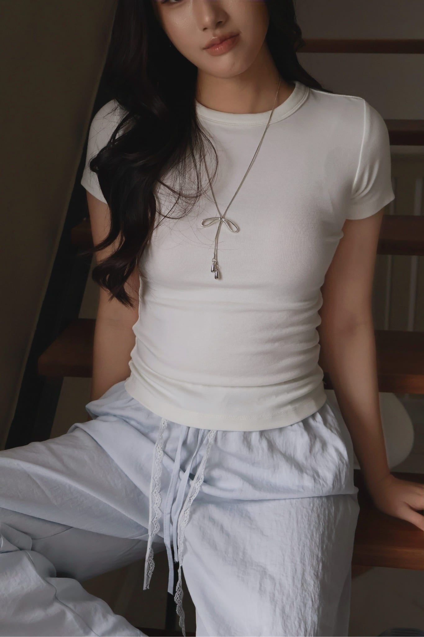 Mousse Tee- White
