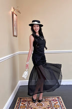 Muse Draped Set - Black