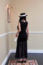 Muse Draped Set - Black