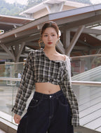 Oxford Check Shirt - Black