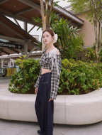 Oxford Check Shirt - Black