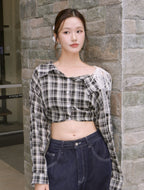 Oxford Check Shirt - Black