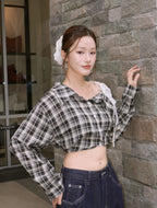 Oxford Check Shirt - Black